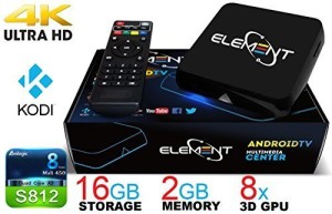 Read more about the article 2015 Element Ti4 Quad Core Android TV Box 2GB/16GB/4K S812 Streaming Media Player KODI/XBMC 14.2 Helix & Android 4.4